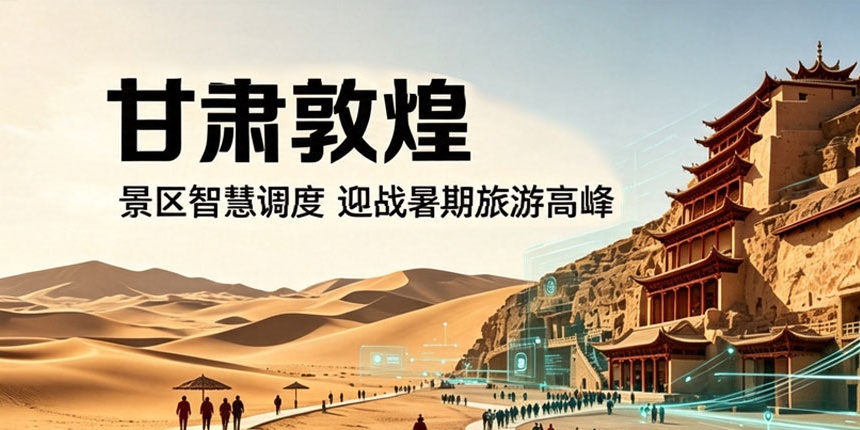 甘肃敦煌：景区智慧调度迎暑期旅游高峰