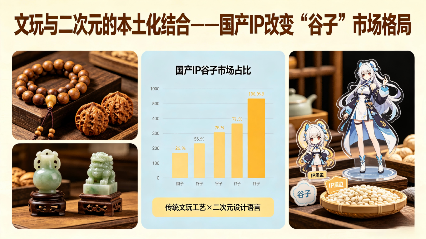 文玩与二次元的本土化结合——国产IP改变“谷子”市场格局