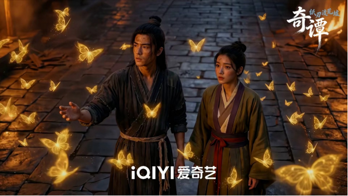 国内首部获证上线AI电影长片《奇谭：纸刃渡荒墟》爱奇艺独播，AI影视创作迎商业化突破